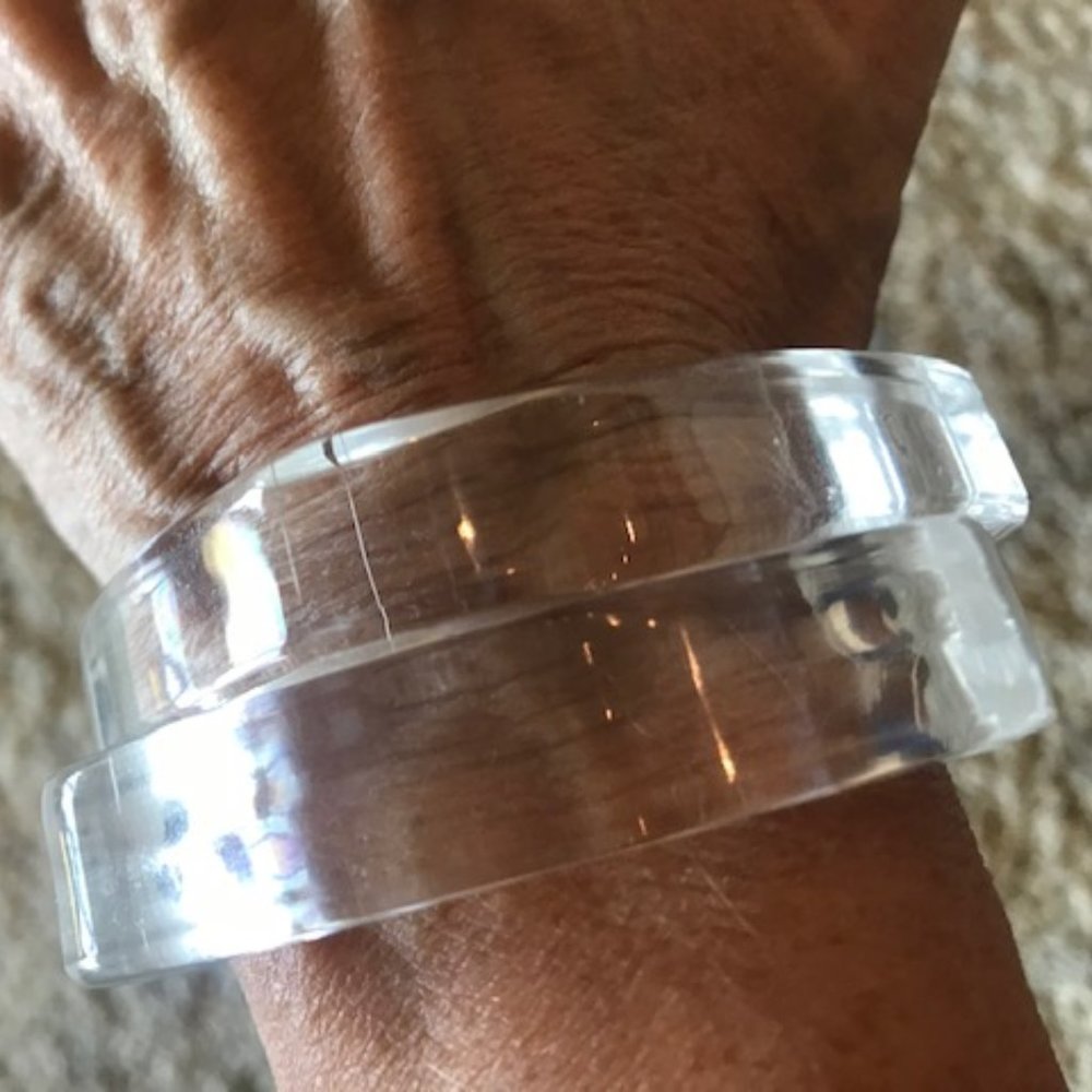 Two Clear Bracelets